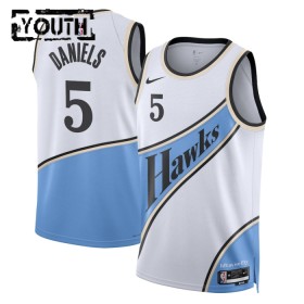 Camiseta Niños NBA Atlanta Hawks dyson Daniels 2024-25 Nike City Edition Blanco Swingman